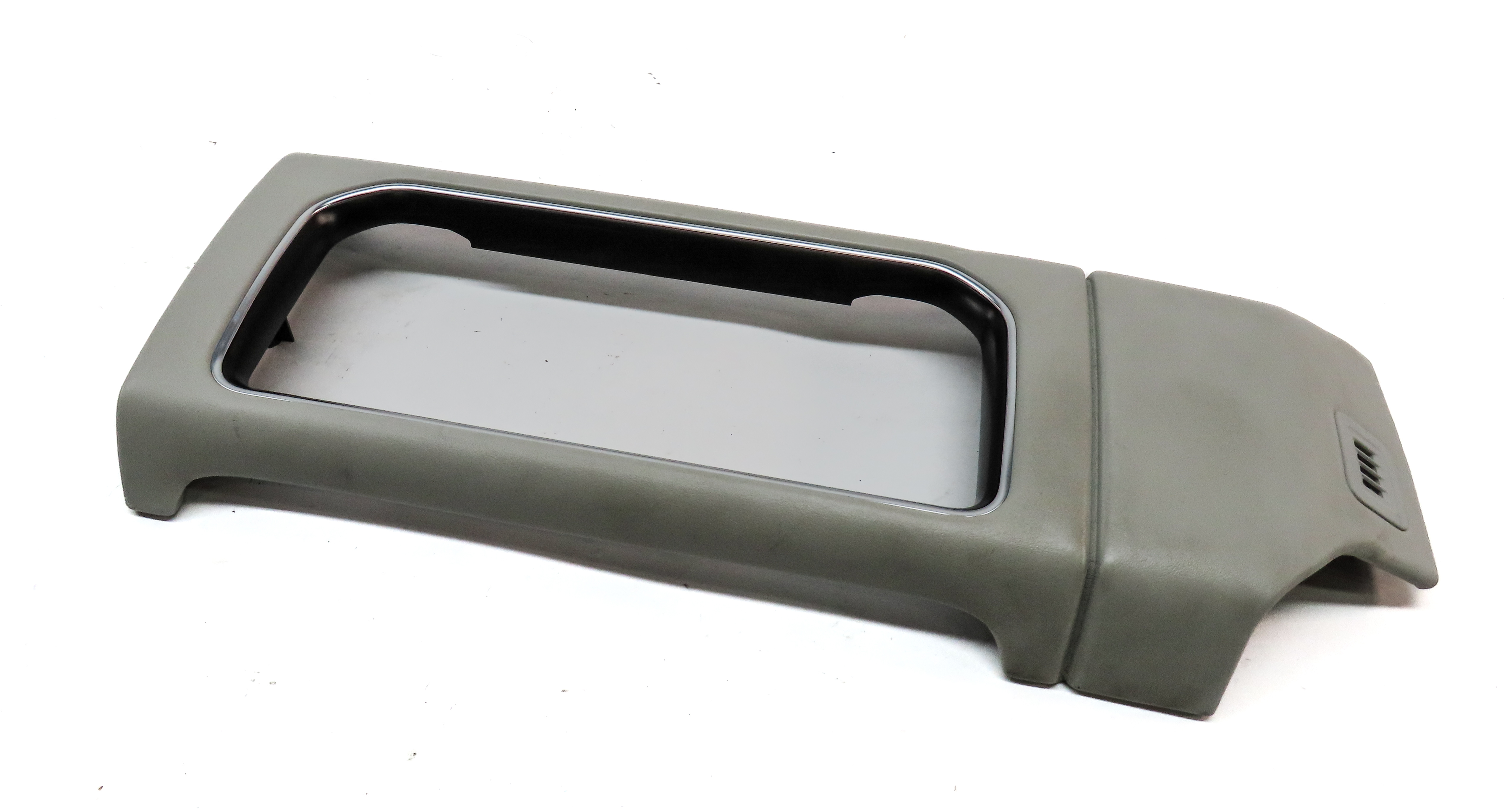2014 LAND RANGE ROVER (L405) FRONT CENTER DASH MEDIA SCREEN TRIM BEZEL (GRAY) — exact item pictured